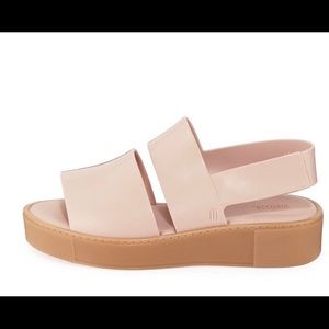 Melissa Soho Chunky Pink Slingback scented sandals